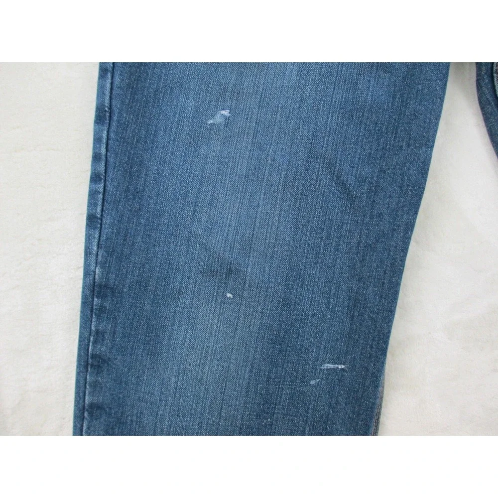 Carhartt Pants Mens 40 Blue Denim Jeans Straight Workwear‎ Casual 40X29*